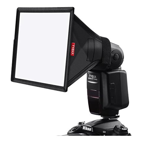 TYCKA 6x5” Flash Softbox Diffuser (Universal, Collapsible) for Nikon, Canon, Sony, Yongnuo and Other DSLR Flash Cover