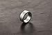 Fashion Month Mens Womens Stainless Steel Vintage Silver Couple Ring Spanish Bible Lords Prayer Cross White Gold Band (The Men's Ring, 12)