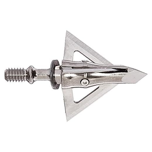 Muzzy Trocar 100 Grain 3-Blade Broadhead – 3 Pack, Multi, One Size