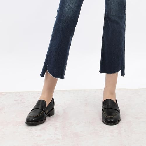 WAYDERNS Comfortable Loafers for Women Slip on Chunky Block Heels Round Toe Low Heel Pumps Shoes Business Office Work Party Dress Shoes 1.4 Inch3