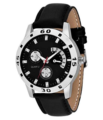 Maa Creation Black Chrono Dial for Men & Boy (B07MPNKJG3) Amazon Price History, Amazon Price Tracker