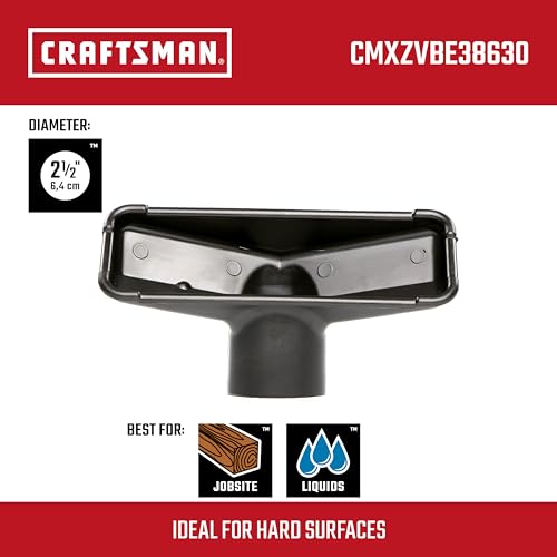 Image of CRAFTSMAN CMXZVBE38630 2-1 /2 in. Utility Nozzle Wet Dry Vac Attachment