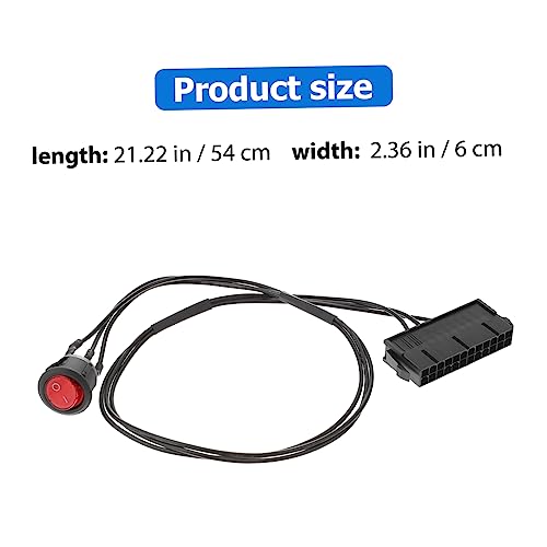 Cable adaptador de encendido para PC de 3 piezas y componentes de placa base 2