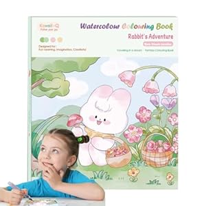 MFYOUPK Cartoon Malbuch-Set Wasserfarben