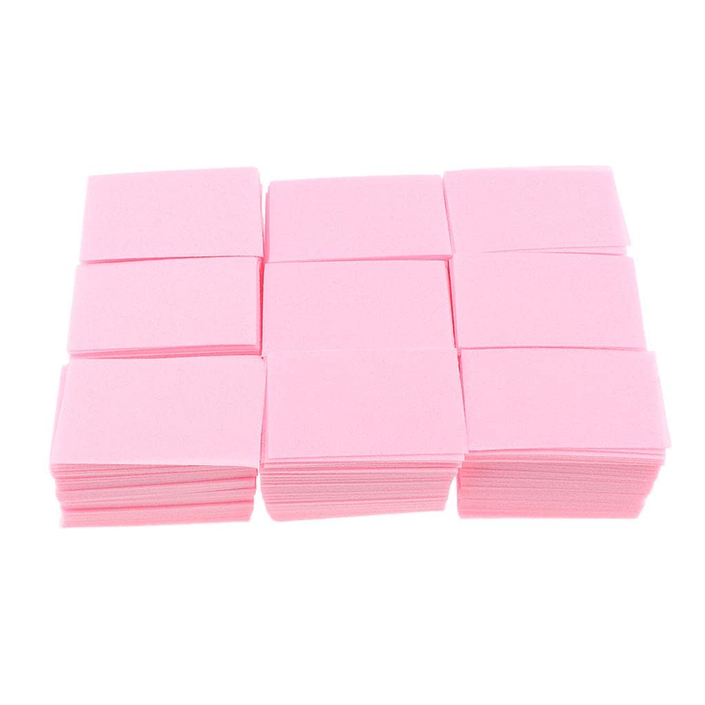 LOSA 700Pcs Nail Polish Remover Wraps Cotton Pads Nail Art Cleaner Manicure Pink-image-49