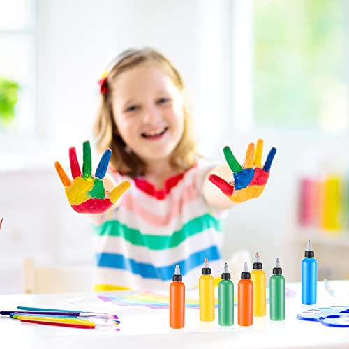 Irenare 100 Pcs 4 oz Plastic Squeeze Bottles Bulk Hair Oil Applicator Bottles Boston Empty Squeeze Condiment Bottle with Twist Top Cap Leak Proof for Liquids Oils Art Crafts Household Kitchen (Clear)