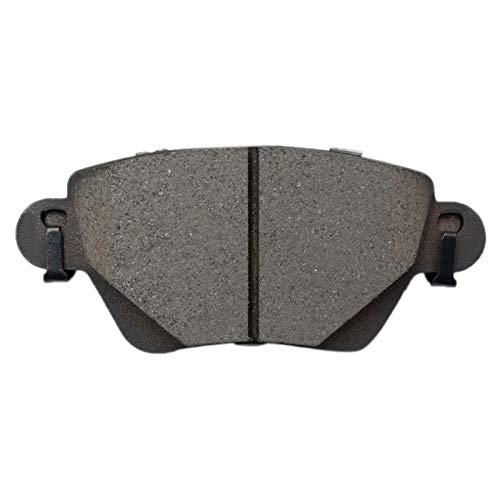 Image of TRQ Rear Brake Pad & Rotor Kit Ceramic Compatible with 2002-2004 Jaguar X-Type