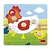 Goula - 53052 - Puzzle Poule(22x22cm)