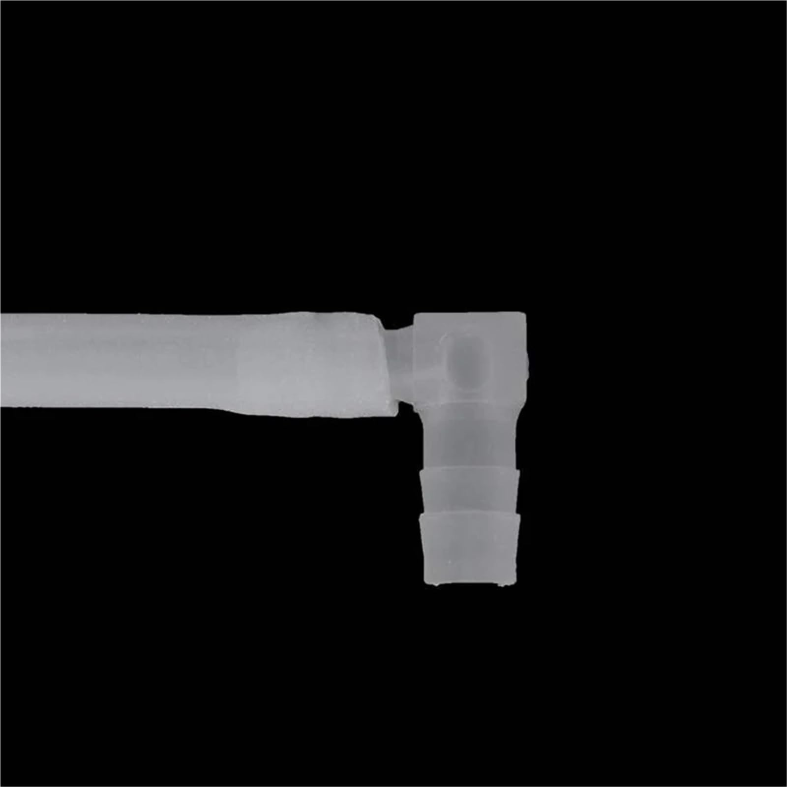 Raccord de tuyau d'arrosage en forme de L, 50 pièces, coude réducteur cannelé en plastique de 2,4 mm, 3,2 mm, 6 mm, 8 mm, 10 mm, 12 mm, 14 mm(12mm to 10mm)