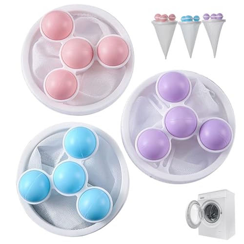 Opiniones de linea del tiempo de la lavadora del mes. 43 Uanqfegy Recogedor de Pelusas para Lavadora, Paquete de 3 Bolsas Malla Reutilizables para Quitar el Pelo Mascotas, recogedor Pelusas para Ropa