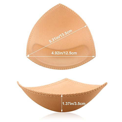 TopBine Bra Pads Inserts Women's Sports Cups Bra Replacement Insert for Bikini Swimsuit2