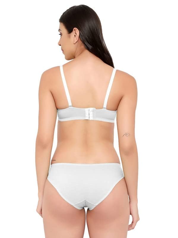 Image of Brachy Women Elegant Lace Push Up Bra Panty Set Bridal Set Underwired Lingerie Set for Women Solid Padded Set Honeymoon Bikini Set