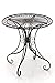 CLP Table de Jardin en Fer Forgé Hari - Table de Terrasse au Style Antique - Table Jardin en Fer avec Un Diamètre de Ø 70 cm et Une Hauteur de 7, Couleur:Bronze