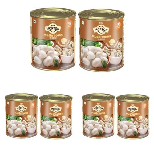 Image of Birla Morton Mushrooms in Brine 800 Gm Pack of 6