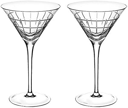 Christofle Graphik Martini Glasses, Set of 2
