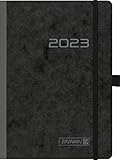 BRUNNEN Wochenkalender Modell 796 2023 Blattgröße 14,8 x 20,8 cm schwarz