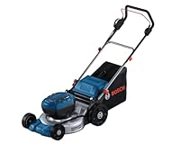 Bosch Professional 18V System Akku-Rasenmäher GRA 18V2-46 (Schnittbreite: 46 cm, 6-stufige Höheneinstellung, 60-Liter-Textil-Grasfangkorb, inkl. 2 x Isolierschlüssel, Mulcher)