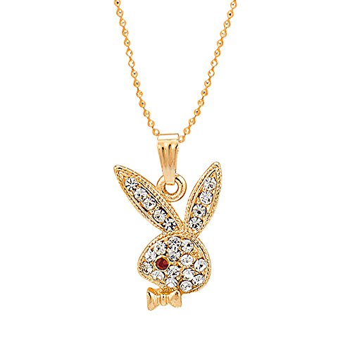 rabbit pendant gold