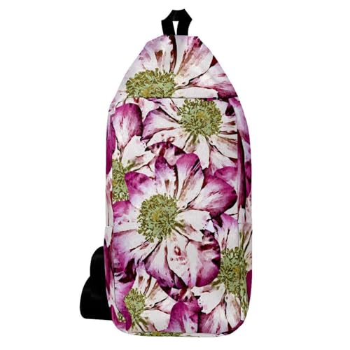 Sac à dos à bandoulière pivoine léger pour soulager votre dos en ville
