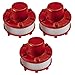 Produktbild Moupaa 3 Stück Rasentrimmer-Spule kompatibel mit Einhell AGILLO 36/255 BL CE-CT 36/30 Li E Solo AGILLO 18/200 Rasentrimmer-Zubehör, Länge 8M/8,1 m, Teilenummer 3405096