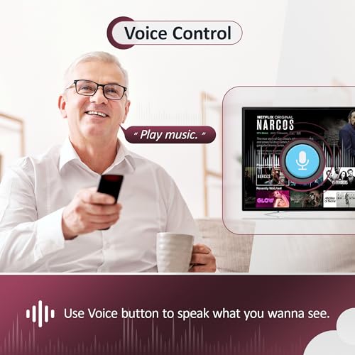 Image of Voice FireStick Remote Fit for All Firesmart TV Cube /Stick(2nd /3rd Gen), Compatible with 4K Max /4K (1st /2nd Gen), Stick (2nd /3rd Gen) /Stick Lite /HD, Omni Mini-LED Series, TCL Smart TV