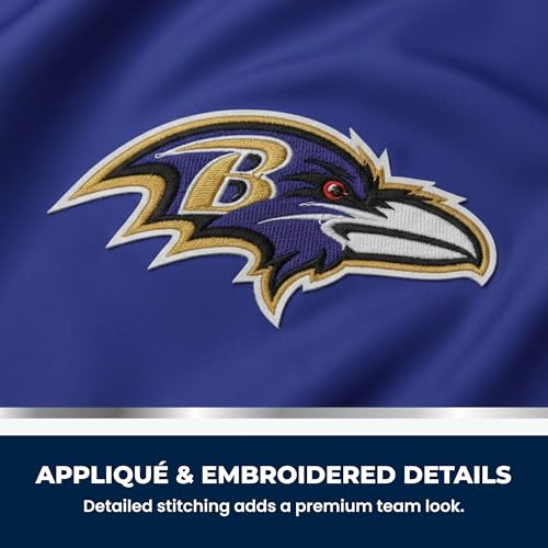 Drapeau de jardin Baltimore Ravens violet 45x31 cm pour extérieur