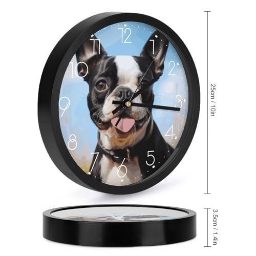 Horloge murale moderne au design épuré et finitions soignées pour salon