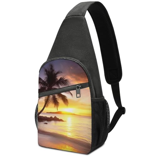 Bolso tipo bandolera blanco para senderismo y uso casual miniatura 1