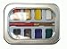 Produktbild Honsell 86101 - Pocket Aquarellkasten - Metalletui mit 8 Farben und Pinsel, im handlichen Format, ideal für Outdoorkünstler