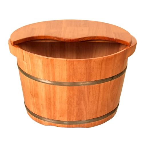 Bañera sólida para remojo de pies con diseño profundo 25 cm