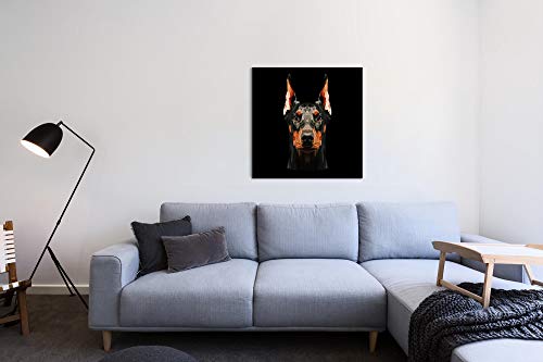 EAUZONE GmbH Dobermann - Stampa Artistica su Tela