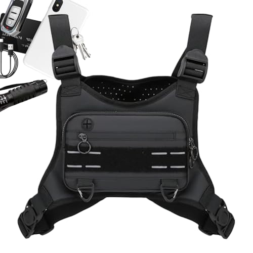 Patifirst Corredor Hombre - Mochila Pecho Portamóviles para Running - Impermeable Porta Teléfono para Ciclismo Senderismo Viajes Caza Trekking