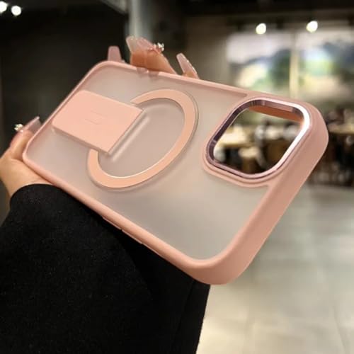 Coque iPhone 11 premium translucide et givrée avec anneau aimanté