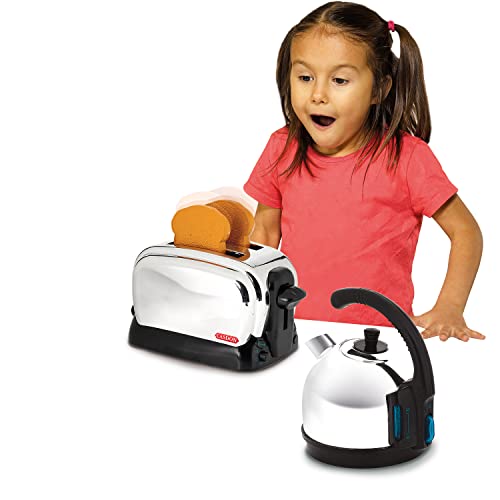 image for Casdon Breakfast Set | Realistic Toy Kettle And Toaster Set For Childr