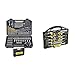 Stanley 7205 Sta-Xj Set 100 Con Le Punte Per I Metalli Titanio, Legno E Muratura E Inserti & Stht0-62141 Kit Serraggio Cacciaviti, Set Di 34 Pz