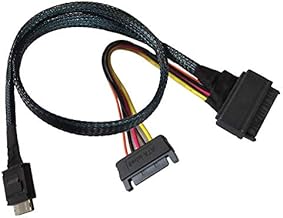 PCIe Gen 4 16 GT/s OCulink (SFF-8611) to U.3 (SFF-8639) Cable