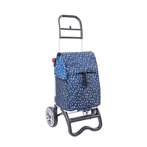 Carrito de Compras Plegable y Portátil con Ruedas miniatura 1