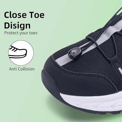 Mens Wide Toe Summer Sandals Closed Toe Shoes Hiking Sandal Outdoor Athletic Recovery Walking Shoes US 8-133