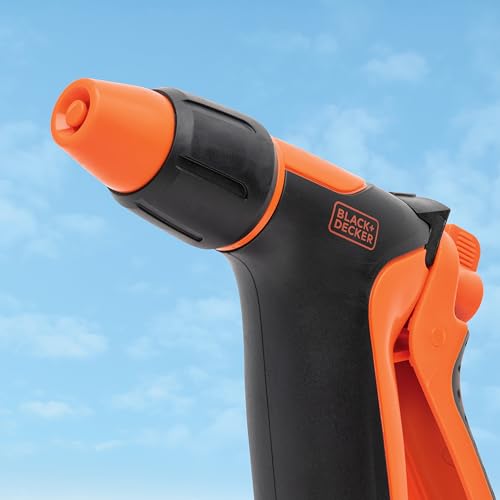 Black + Decker® Adjustable Rear Trigger Garden Hose Nozzle – Lightweight, Comfortable Grip Sprayer for Everyday Use BXWNBB57391 - image 7