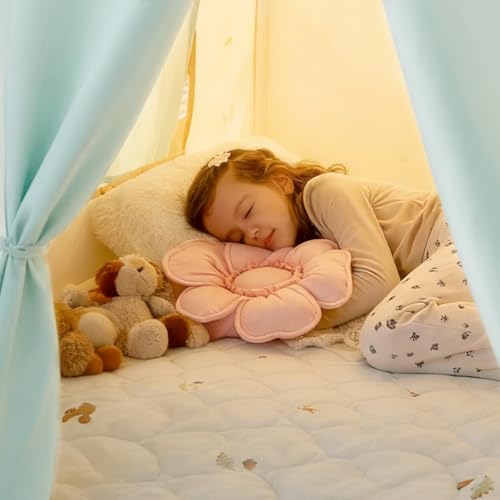 Tiny Land Kids Play Tent, Soft Sage Indoor Playhouse, 52" x 35" x 53" - Image 4