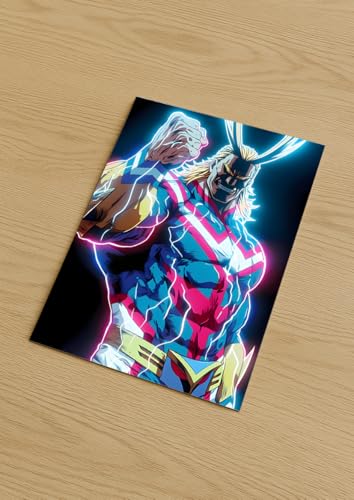 Image of NIJUKA Anime Printed A4 Size Metal sheet Poster For Home And Room Decoration | For Anime Art Fans Boys And Girls (OFA)