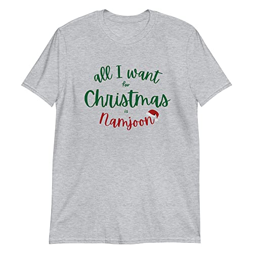 All I Want for Christmas is Namjoon Shirt, RM Rap Monster Shirt, BTS Christmas Shirt, Funny Christmas Kpop Shirt, Army Gift