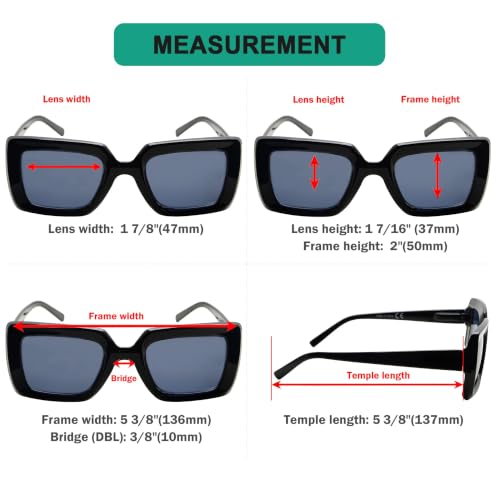 Image of Eyekepper Reading Glasses, Readers for Women, 0.75 Grey Stylish
