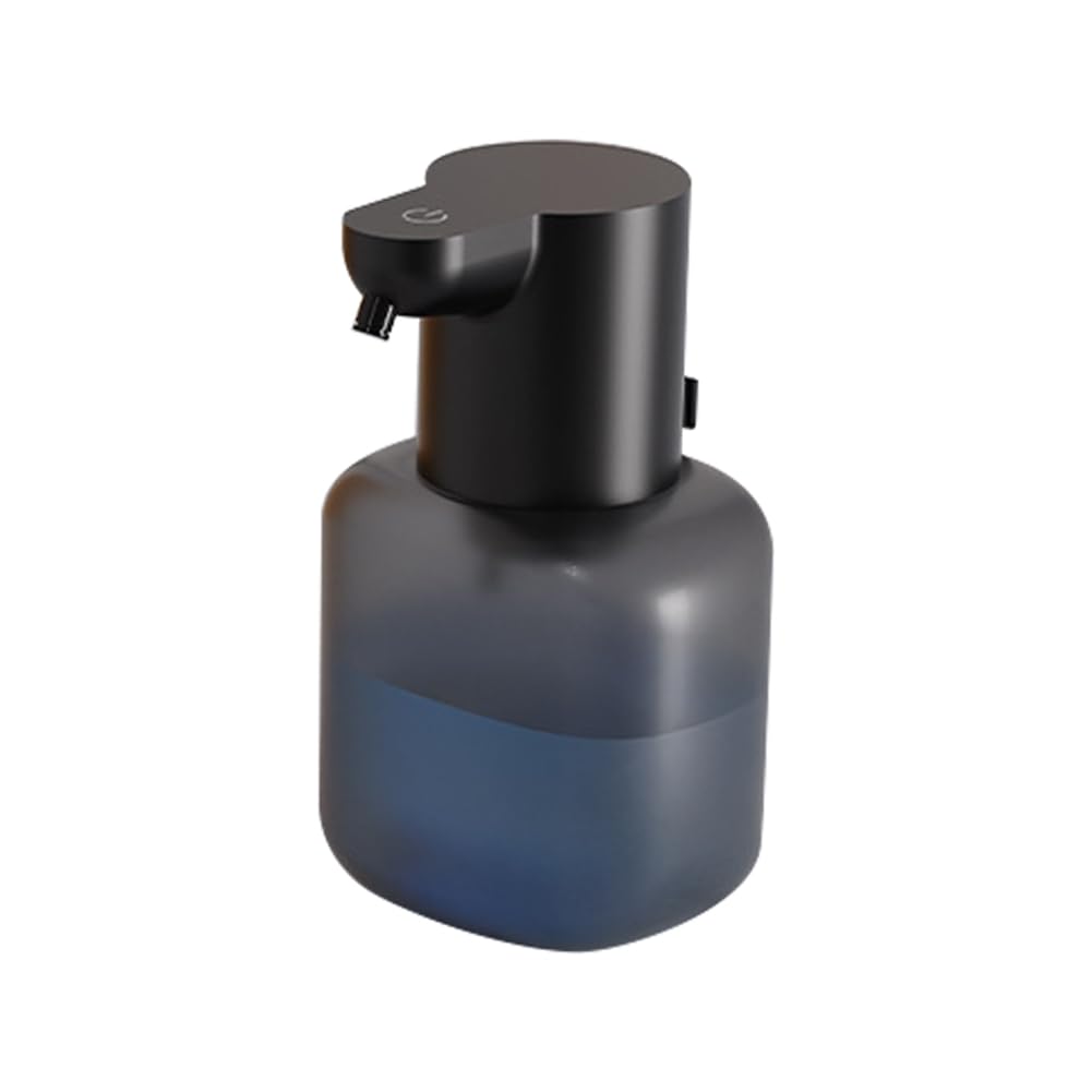 Pluuttiem Automatic Soap Dispenser Touchless Foaming Soap Dispenser 550ml USB Rechargeable Adjustable Foam Soap Dispenser Black