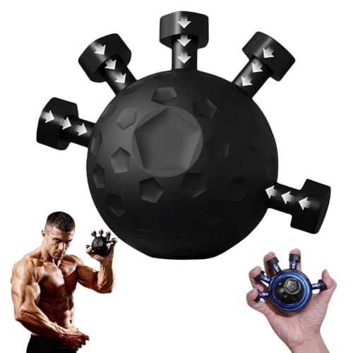 ZIGZAP Hand Grip Strengthener,Ultimate Finger Exerciser Strength Trainer Exercise Ball Hand Strengthener Hand Balls Workout Equipment for Men & Women Multicolour.
