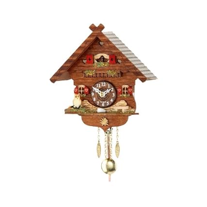Trenkle Kuckulino Black Forest Clock with Quartz Movement and Cuckoo Chime TU 2043 PQ product photo Trenkle Kuckulino Black Forest Clock with Quartz Movement and Cuckoo Chime TU 2043 PQ product photo