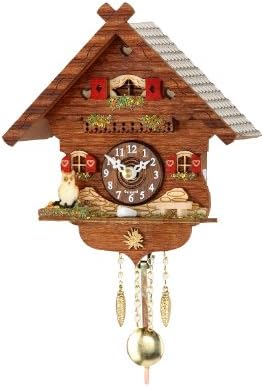Trenkle Kuckulino Black Forest Clock with Quartz Movement and Cuckoo Chime TU 2043 PQ