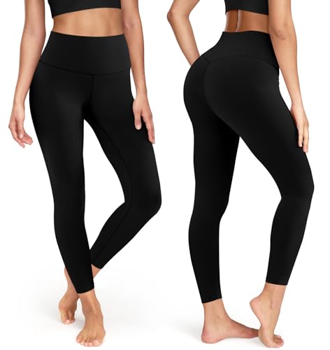 BLUEENJOY Leggings for Women - High Waisted Full Length Buttery Soft Yoga Pants for Workout Athletic Daily2
