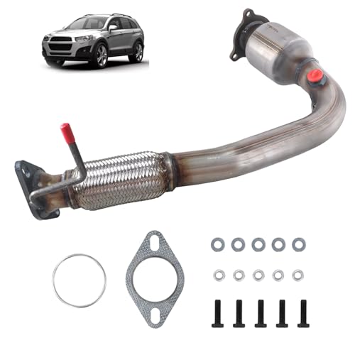 Front Catalytic Converter Catalytic Convert Compatible with 2010-2014 Chevy Equinox 2.4L, 2010-2014 GMC Terrain 2.4L, 2012-2015 Captiva Sport 2.4L Direct-Fit (EPA Compliant)
