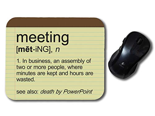 Neurons Not Included Meeting Definition Funny Computer Mouse Pad By Neurons Not Included thumb #2